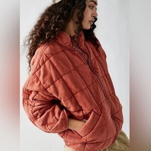 Free people Dolman Quilted jacket new with tags size medium